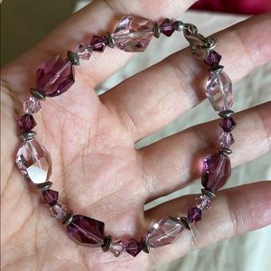 🖤purple💕Crystal bracelet